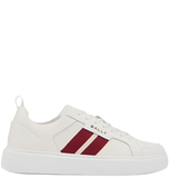  Giày Nam Bally Leather Sneakers 'White' 