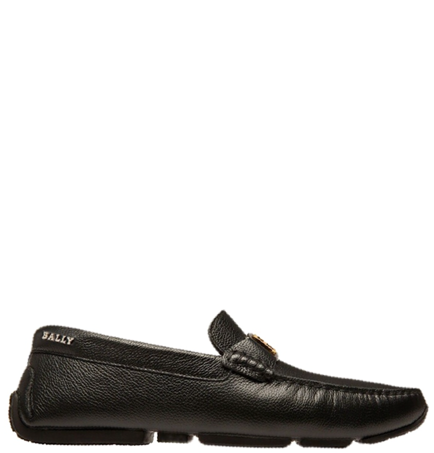  Giày Nam Bally Moccasin Leather 'Black' 