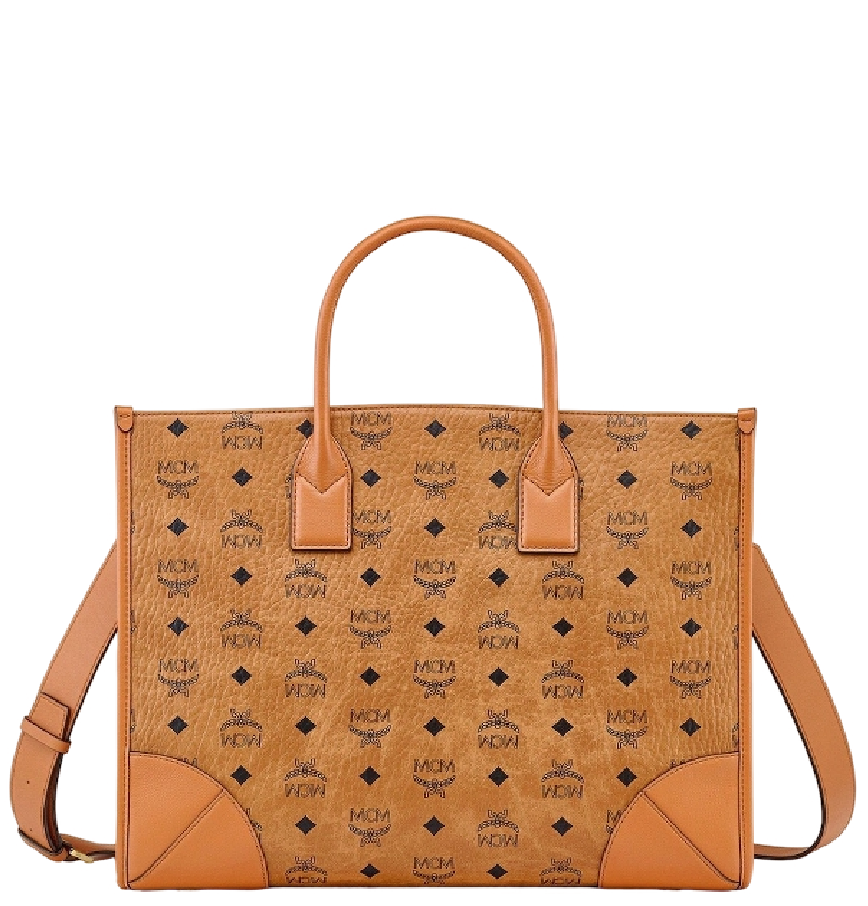  Túi Nữ MCM München Tote 'Cognac' 