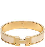  Vòng Tay Nữ Hermes Clic H 'Crème' 