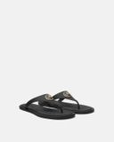  Dép Nữ Versace Alia Rubber Flat Sandals 'Black' 