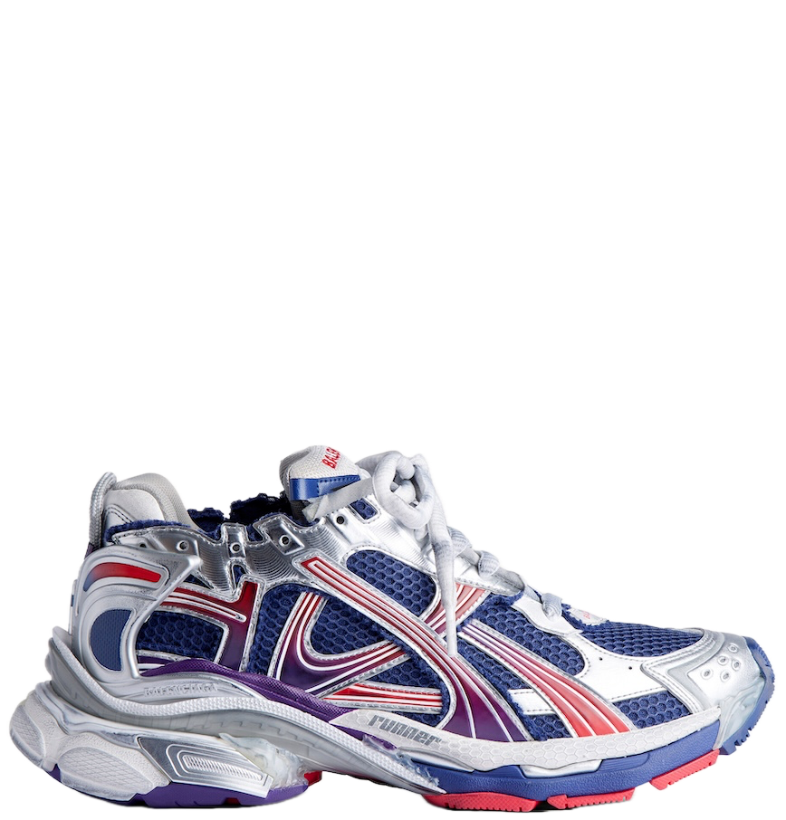  Giày Nam Balenciaga Runner Gradient Sneaker 'Grey Navy' 