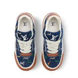  Giày Nam Louis Vuitton x The Darjeeling Tilted Trainers 'Navy' 