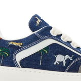  Giày Nam Louis Vuitton x The Darjeeling Tilted Trainers 'Navy' 