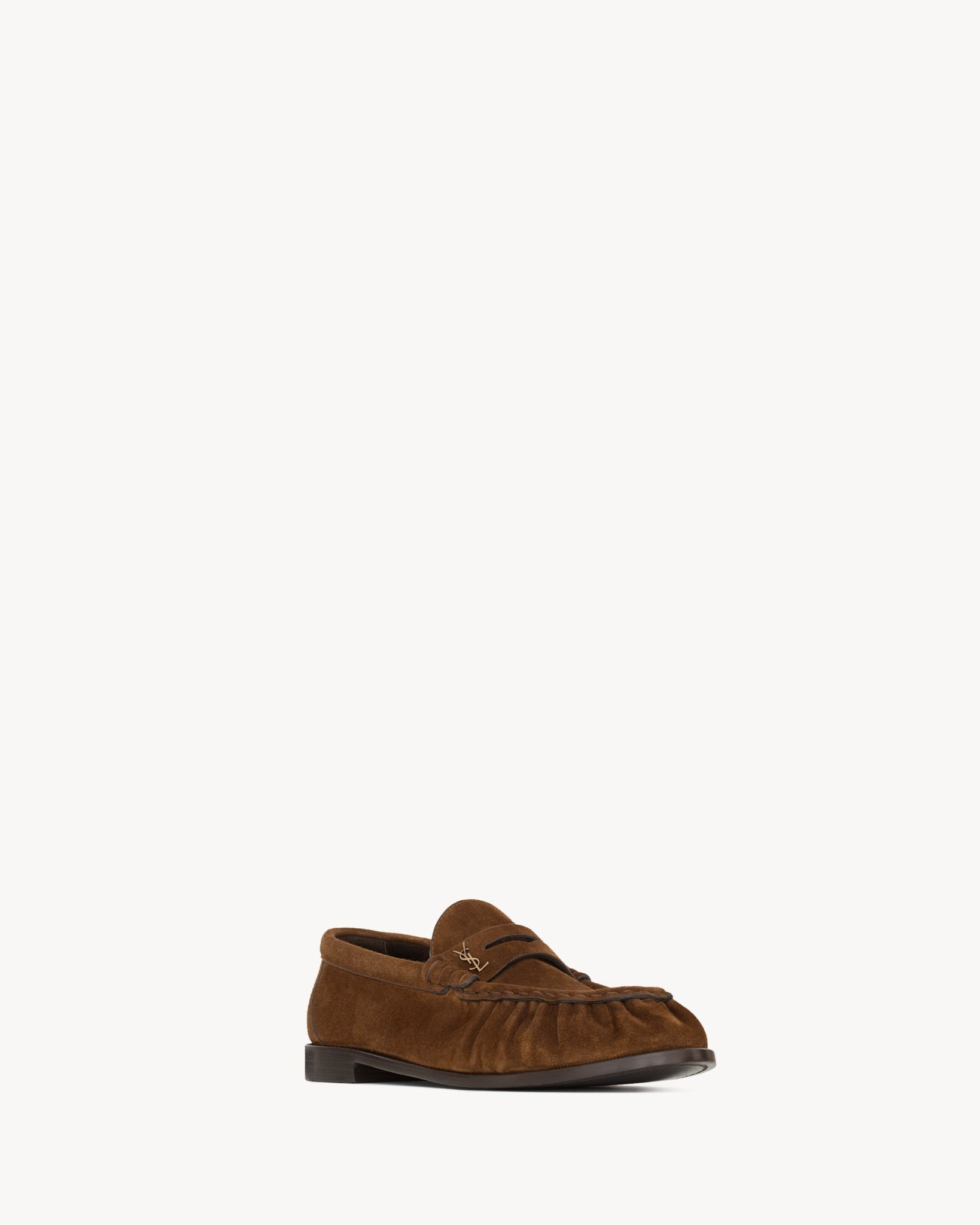 Giày Nam Saint Laurent Le Loafer Supple 'Dark Havana' 