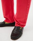  Giày Nam Versace Guanto Leather Loafers 'Black' 