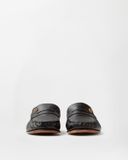  Giày Nam Versace Guanto Leather Loafers 'Black' 