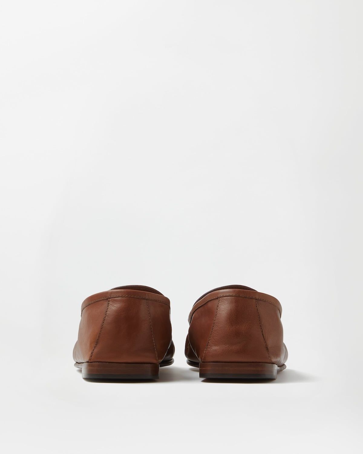  Giày Nam Versace Guanto Leather Loafers 'Brown' 