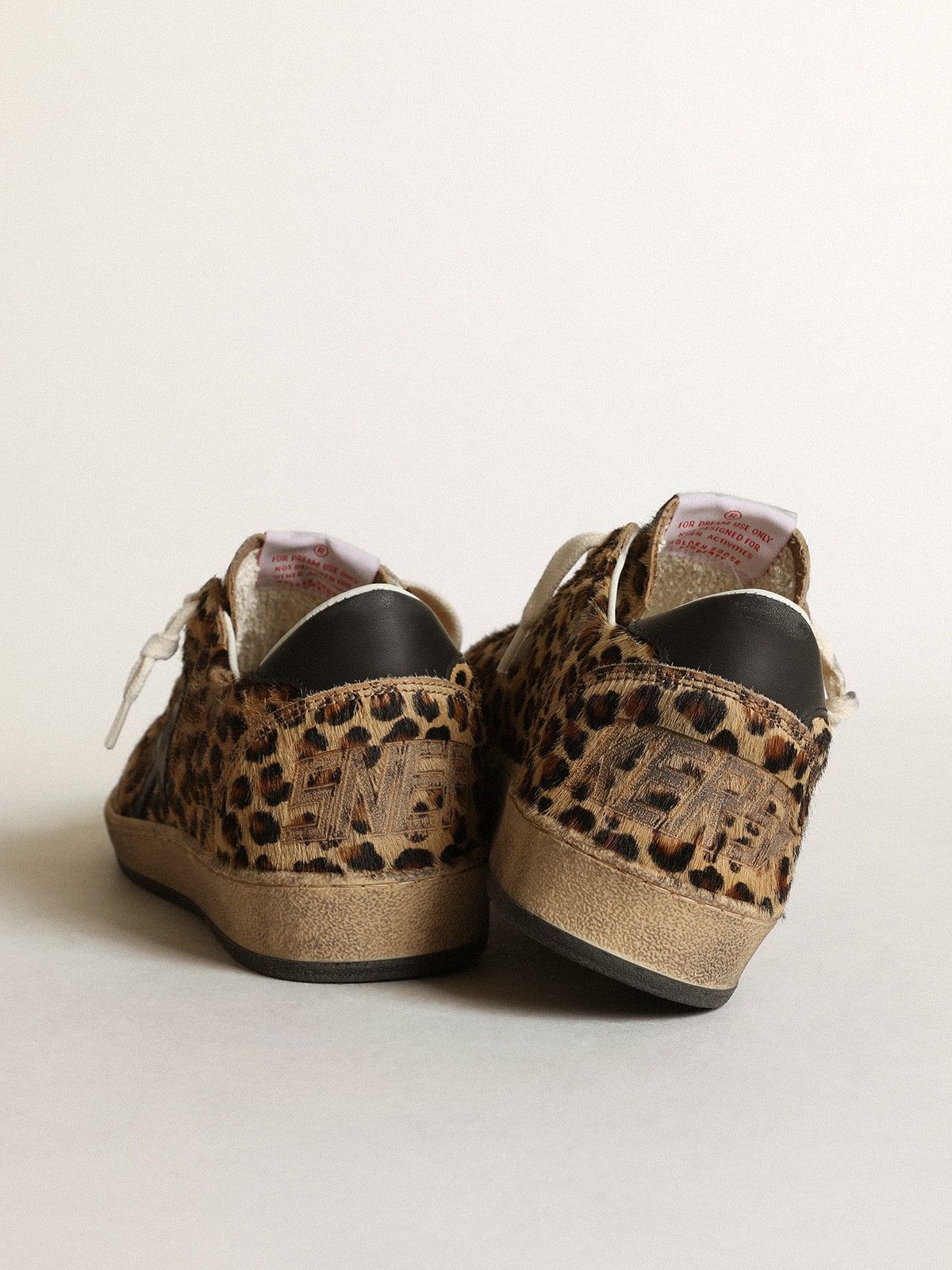  Giày Nữ Golden Goose Ball Star 'Leopard-print' 