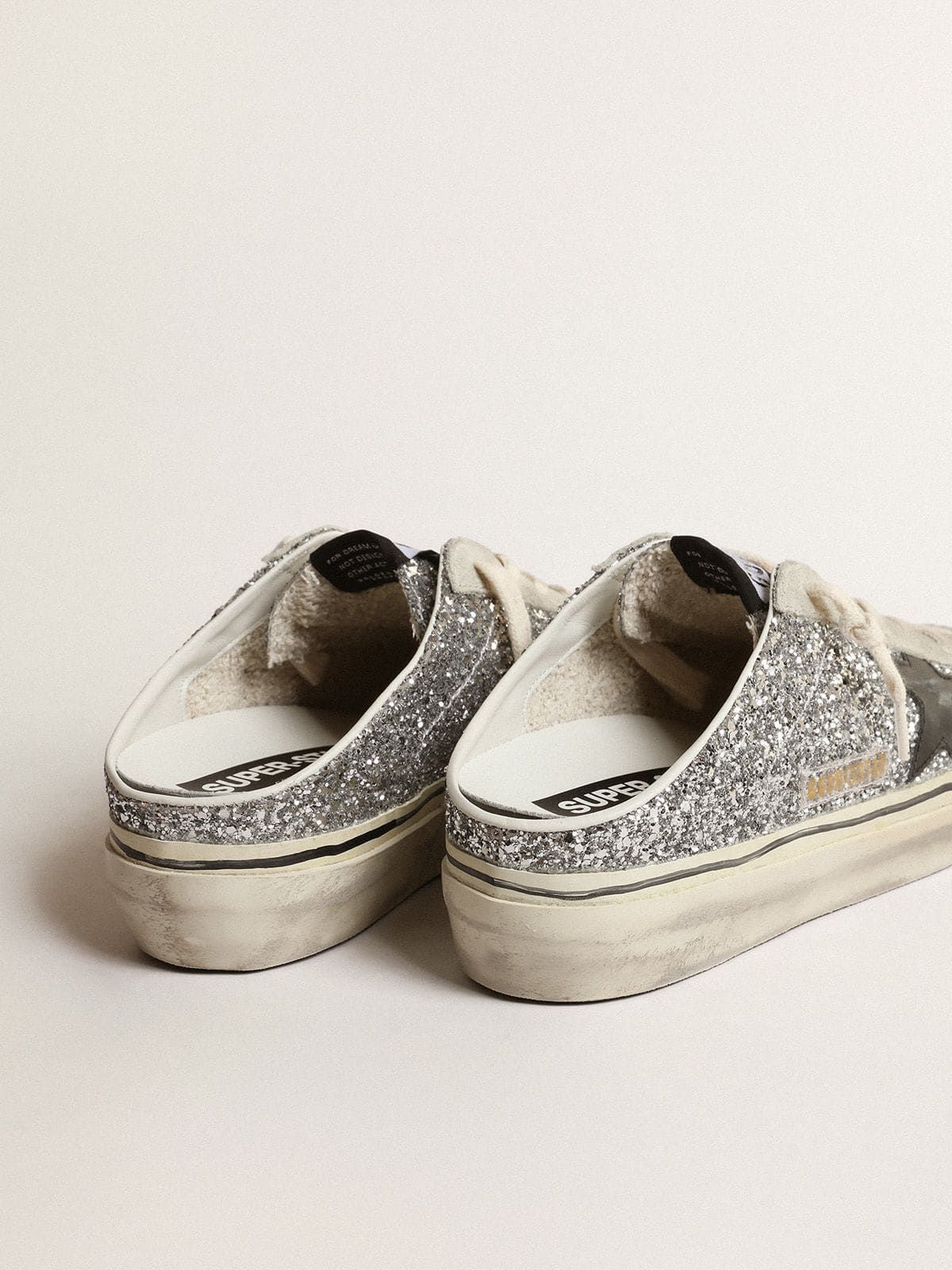  Giày Nữ Golden Goose Super-Star Sabot 'Silver' 