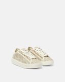 Giày Nữ Versace Greca Jacquard Trainers 'Beige' 
