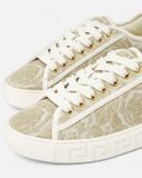  Giày Nữ Versace Greca Jacquard Trainers 'Beige' 