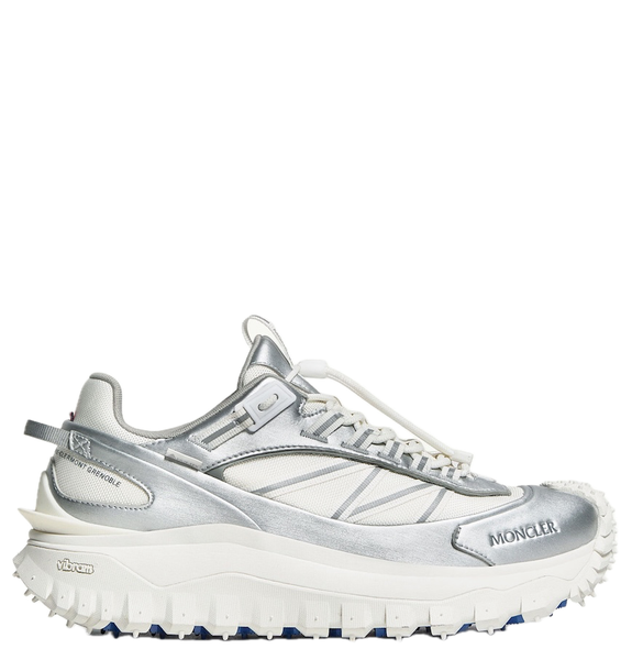  Giày Nam Moncler Trailgrip GTX Leather Trainers 'Silver' 