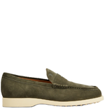  Giày Nam Tod's Loafers In Suede 'Green' 