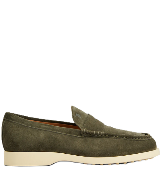  Giày Nam Tod's Loafers In Suede 'Green' 