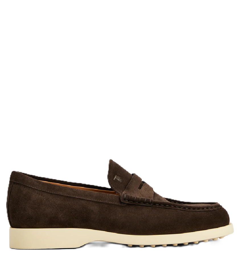  Giày Nam Tod's Loafers In Suede 'Brown' 