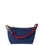  Túi Nữ Miu Miu Spirit Gabardine Pouch 'Indigo' 