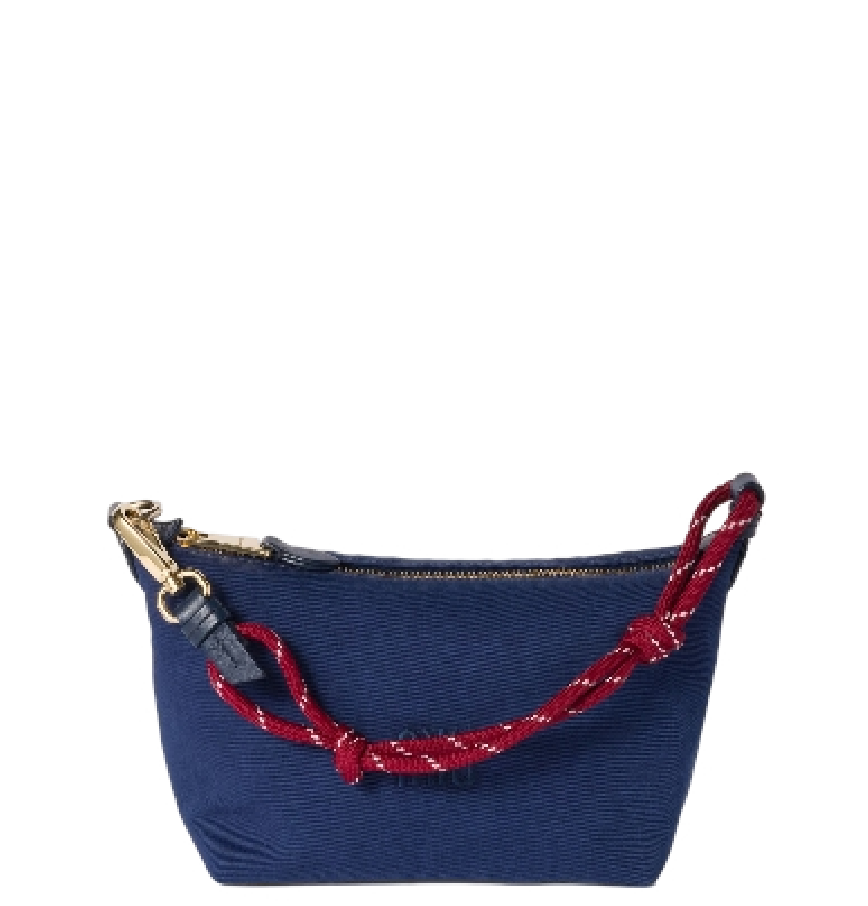  Túi Nữ Miu Miu Spirit Gabardine Pouch 'Indigo' 