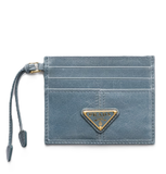  Ví Nữ Prada Leather Card Holder 'Aviator Blue' 