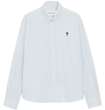  Áo Ami De Coeur Oxford Shirt 'Blue' 