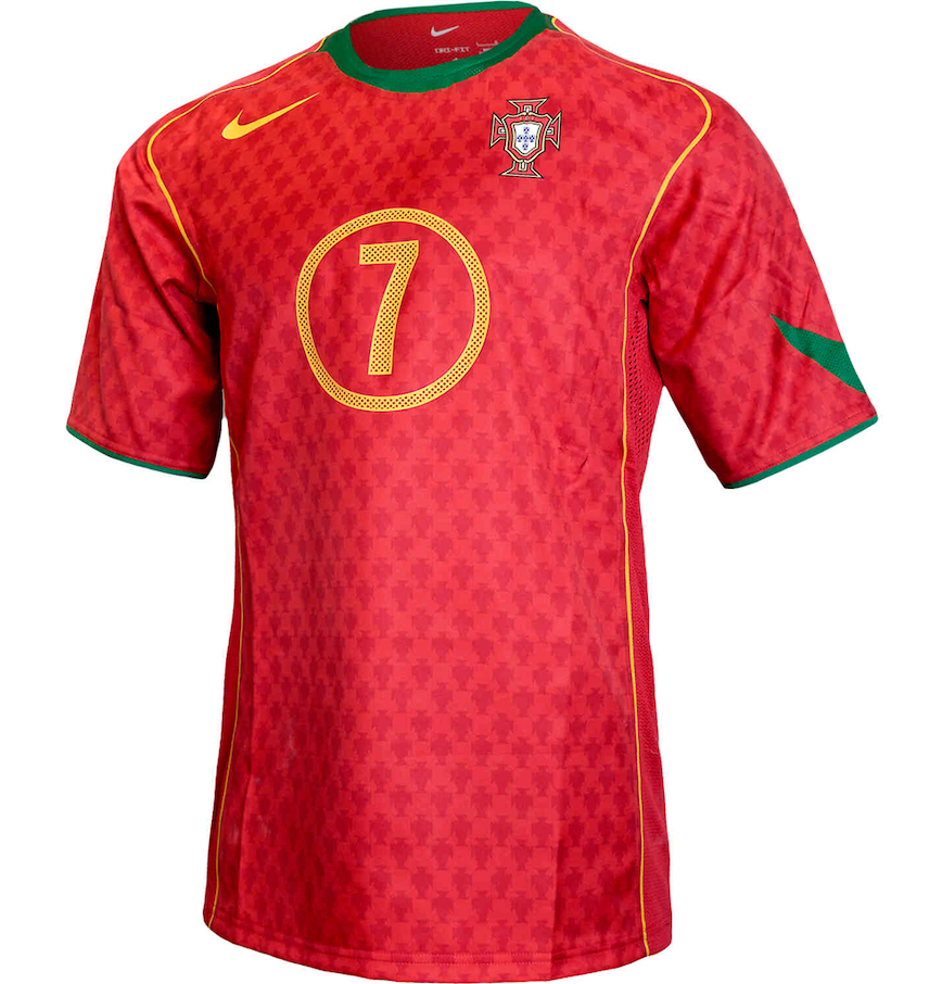  Áo Nike Luis Figo Portugal 2004 Reissue 'Sport Red' 