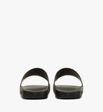  Dép Nữ MCM Maxi Visetos Slides 'Black Orange' 