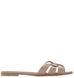  Dép Nữ Saint Laurent Tribute Mules 'Dark Pink' 