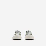  Giày Nam Burberry Check Nylon Blend Sneakers 'Leaf' 