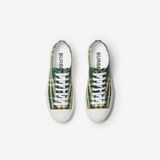  Giày Nam Burberry Check Nylon Blend Sneakers 'Leaf' 