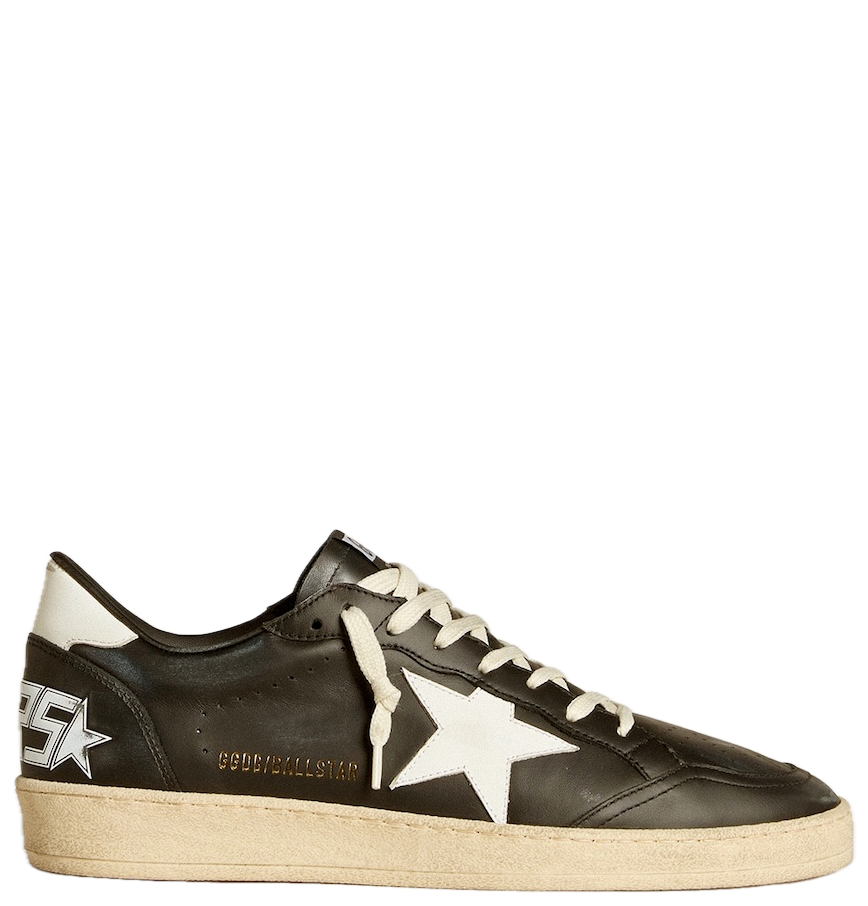  Giày Nam Golden Goose Ball Star 'Black' 