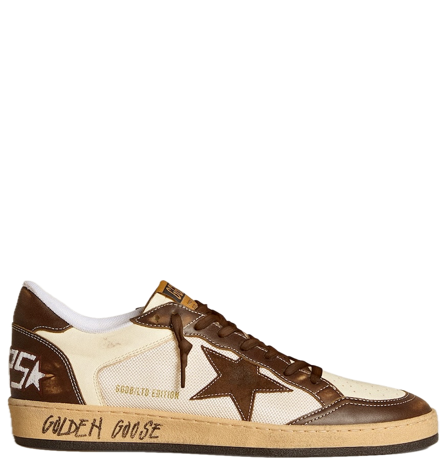  Giày Nam Golden Goose Ball Star 'Brown' 