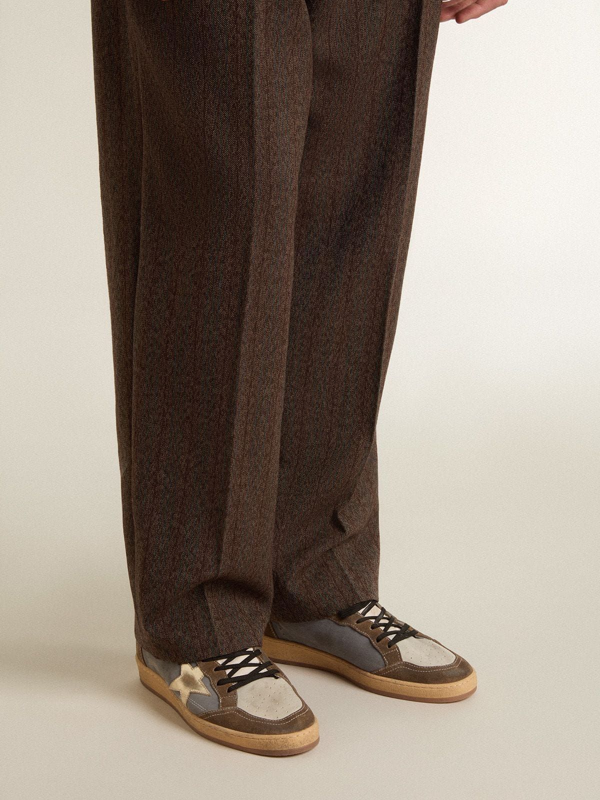  Giày Nam Golden Goose Ball Star 'Gray' 