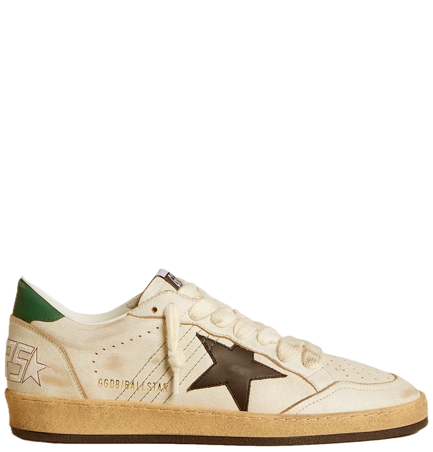  Giày Nam Golden Goose Ball Star 'White' 