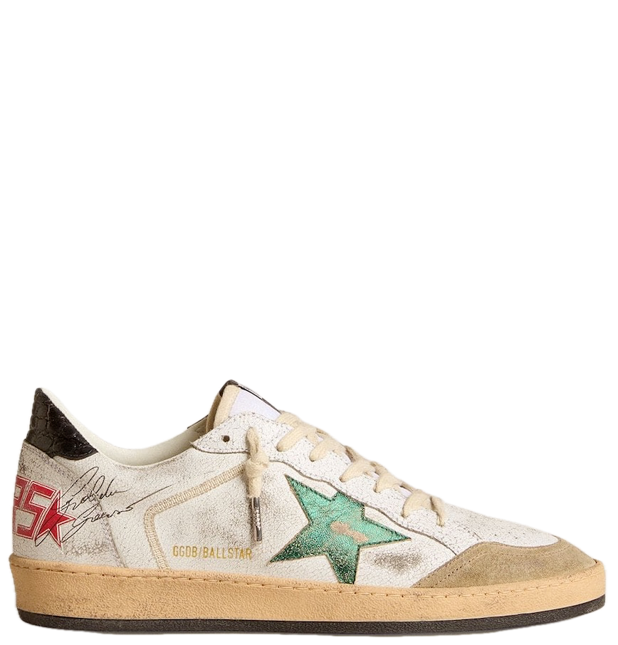  Giày Nam Golden Goose Ball Star 'White' 