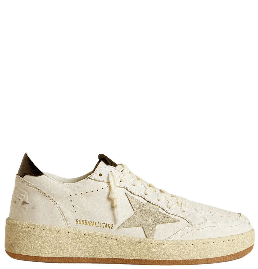  Giày Nam Golden Goose Ball Star 'White' 