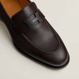  Giày Nam Hermes Honoré Moccasin 'Ebony Brown' 