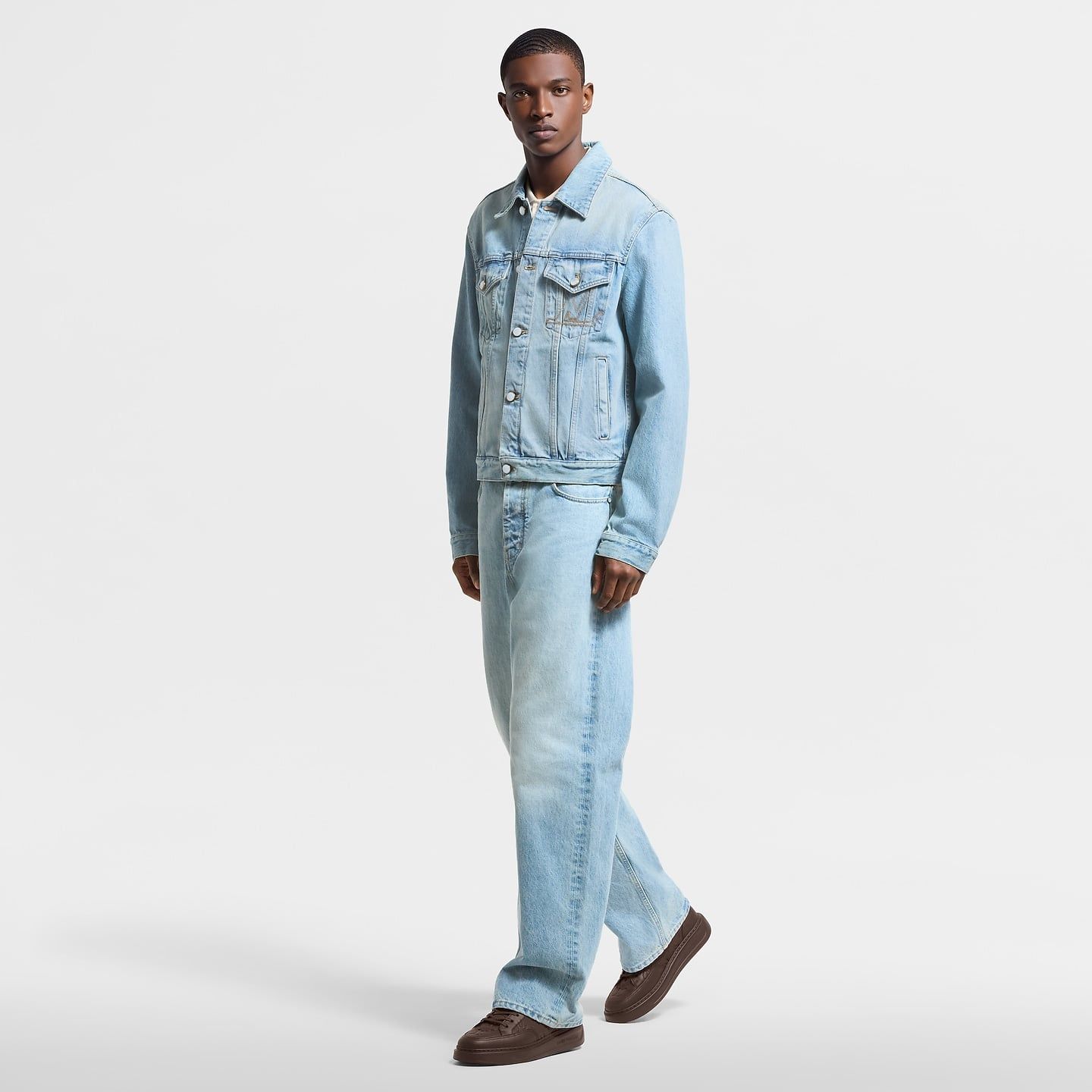  Giày Nam Louis Vuitton Beverly Hills Trainers 'Brown' 