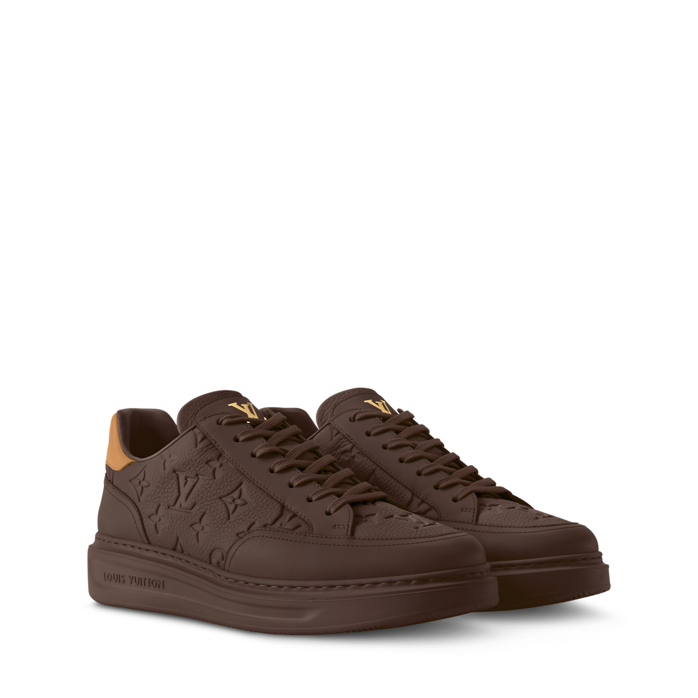  Giày Nam Louis Vuitton Beverly Hills Trainers 'Brown' 