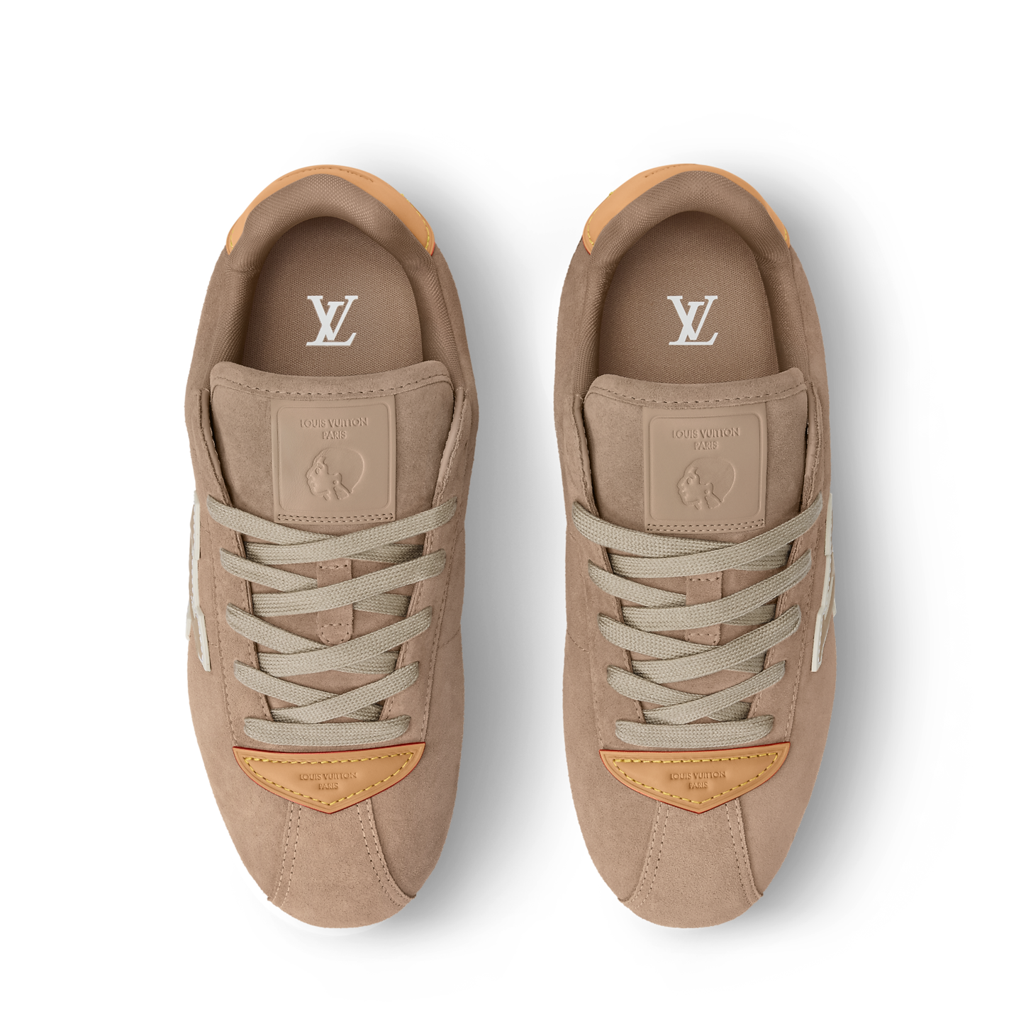  Giày Nam Louis Vuitton LV Buttersoft Trainers 'Beige' 