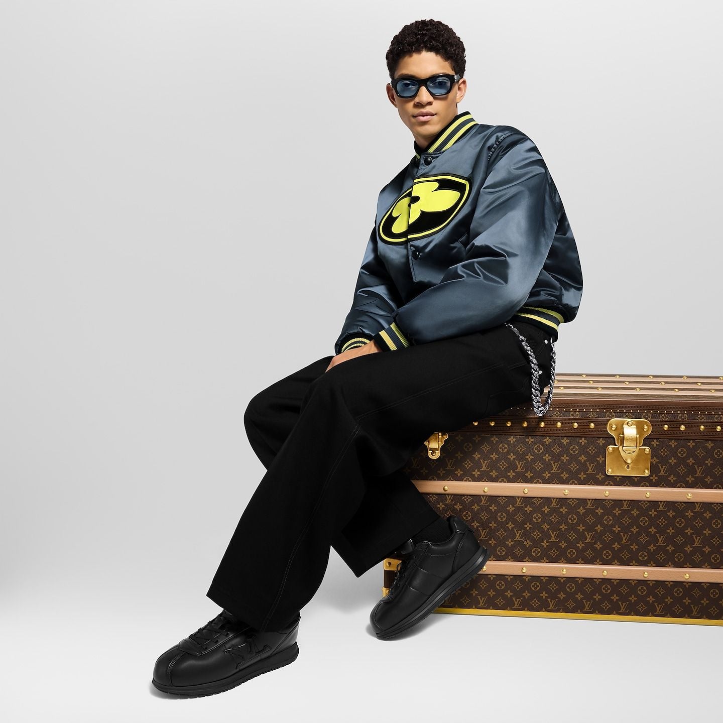  Giày Nam Louis Vuitton LV Buttersoft Trainers 'Black' 