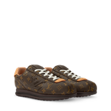  Giày Nam Louis Vuitton LV Buttersoft Trainers 'Brown' 