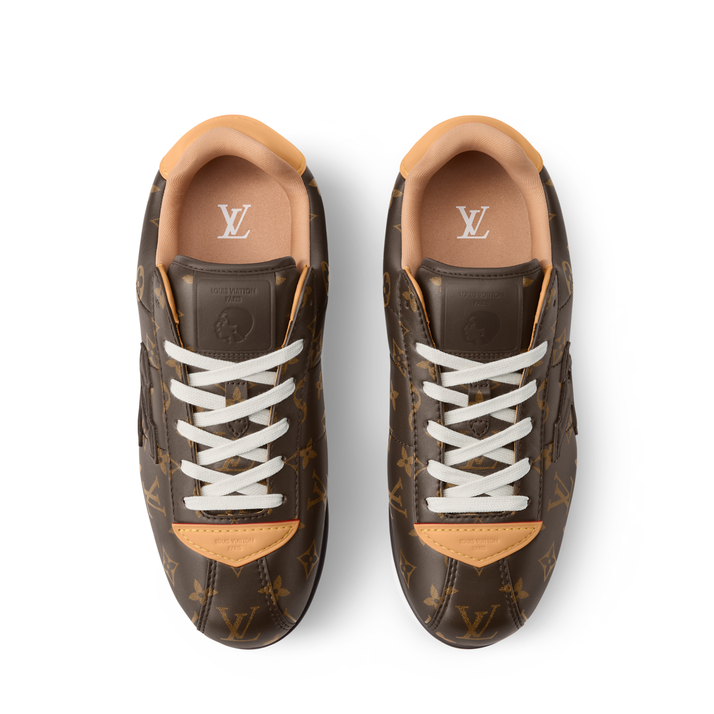  Giày Nam Louis Vuitton LV Buttersoft Trainers 'Brown' 