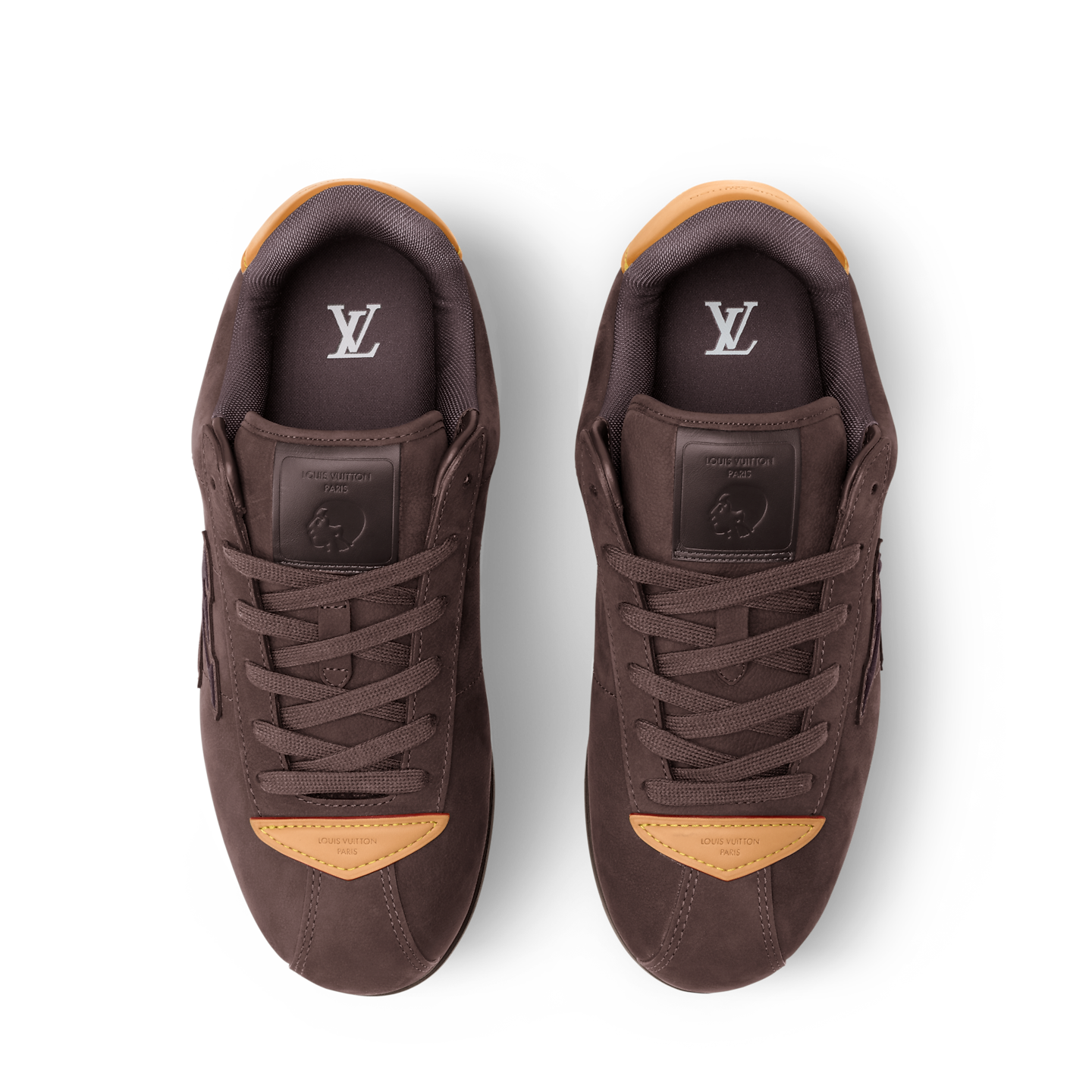  Giày Nam Louis Vuitton LV Buttersoft Trainers 'Brown' 