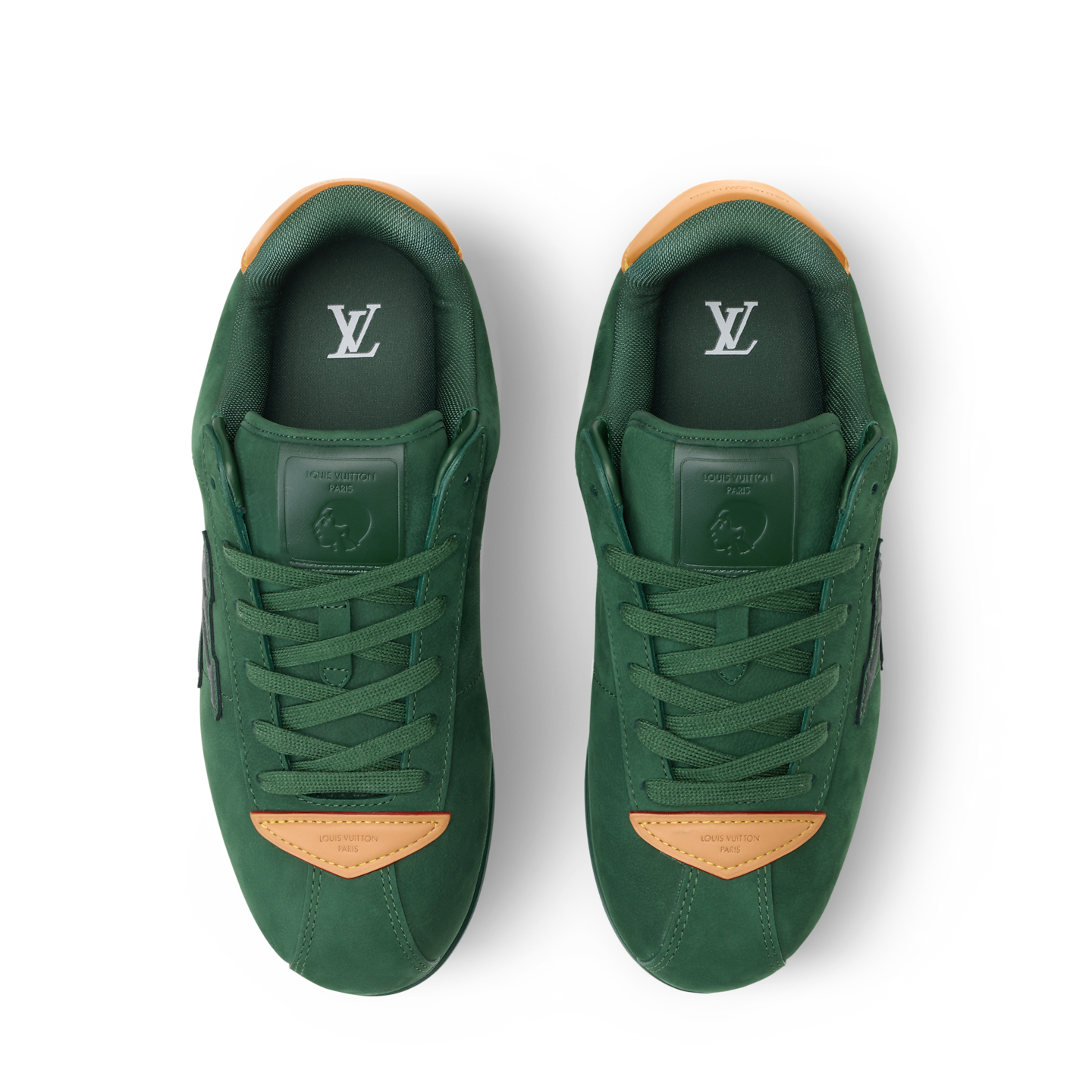  Giày Nam Louis Vuitton LV Buttersoft Trainers 'Green' 