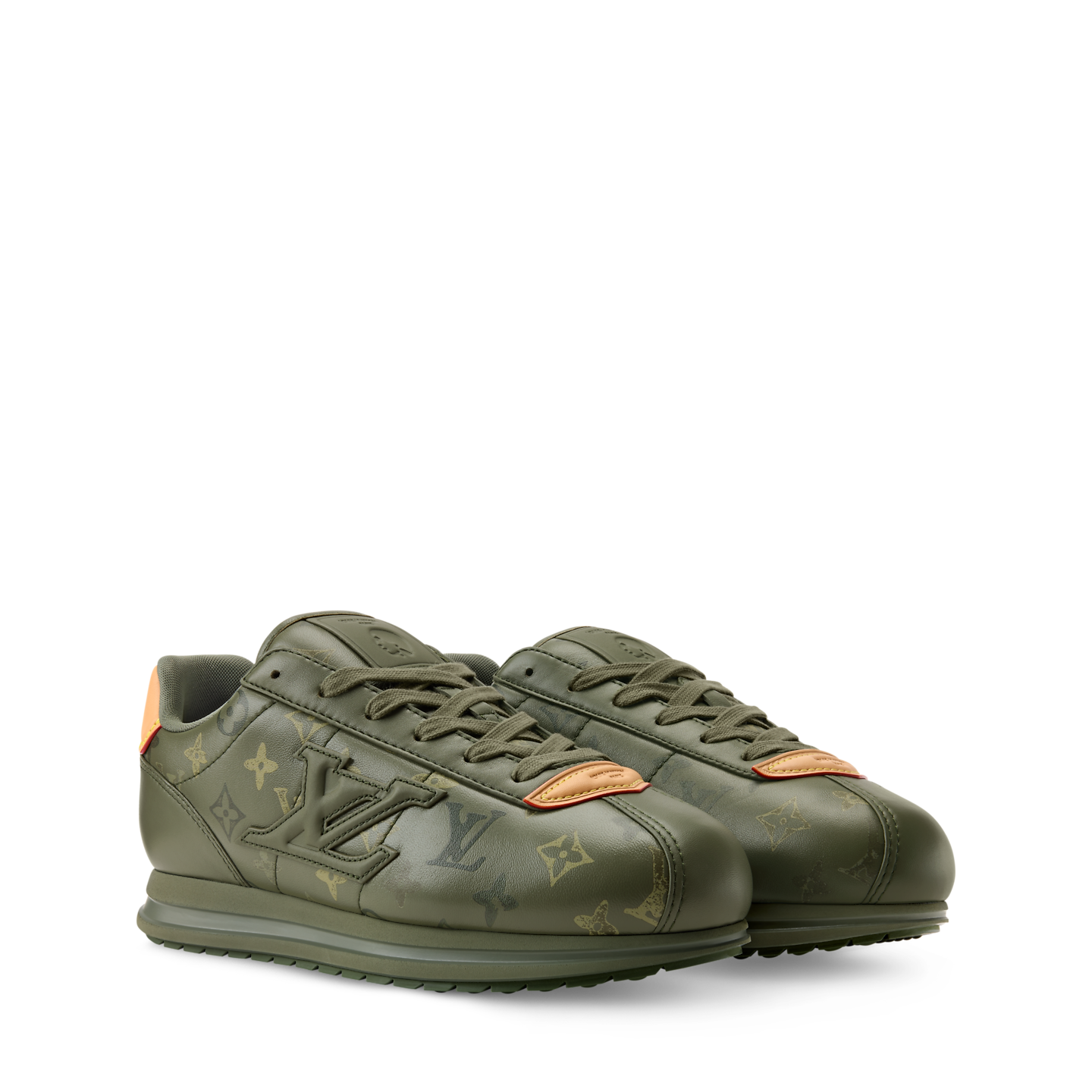  Giày Nam Louis Vuitton LV Buttersoft Trainers 'Khaki' 