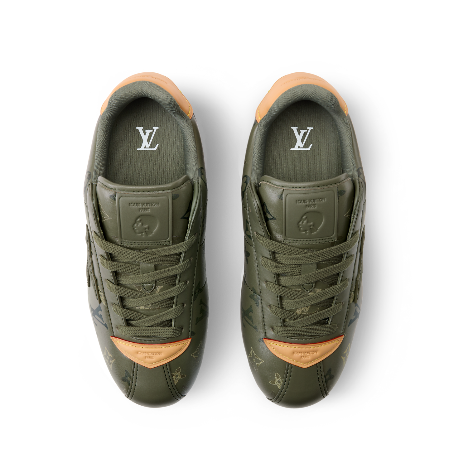  Giày Nam Louis Vuitton LV Buttersoft Trainers 'Khaki' 