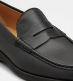 Giày Nam Tod's Loafers In Leather 'Black' 
