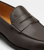  Giày Nam Tod's Loafers In Leather 'Brown' 