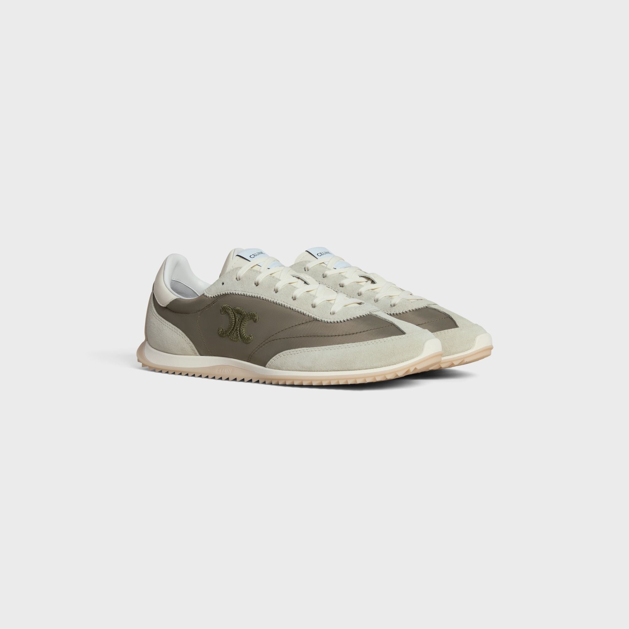  Giày Nữ Celine Racer - Low Top Sneaker 'Khaki' 
