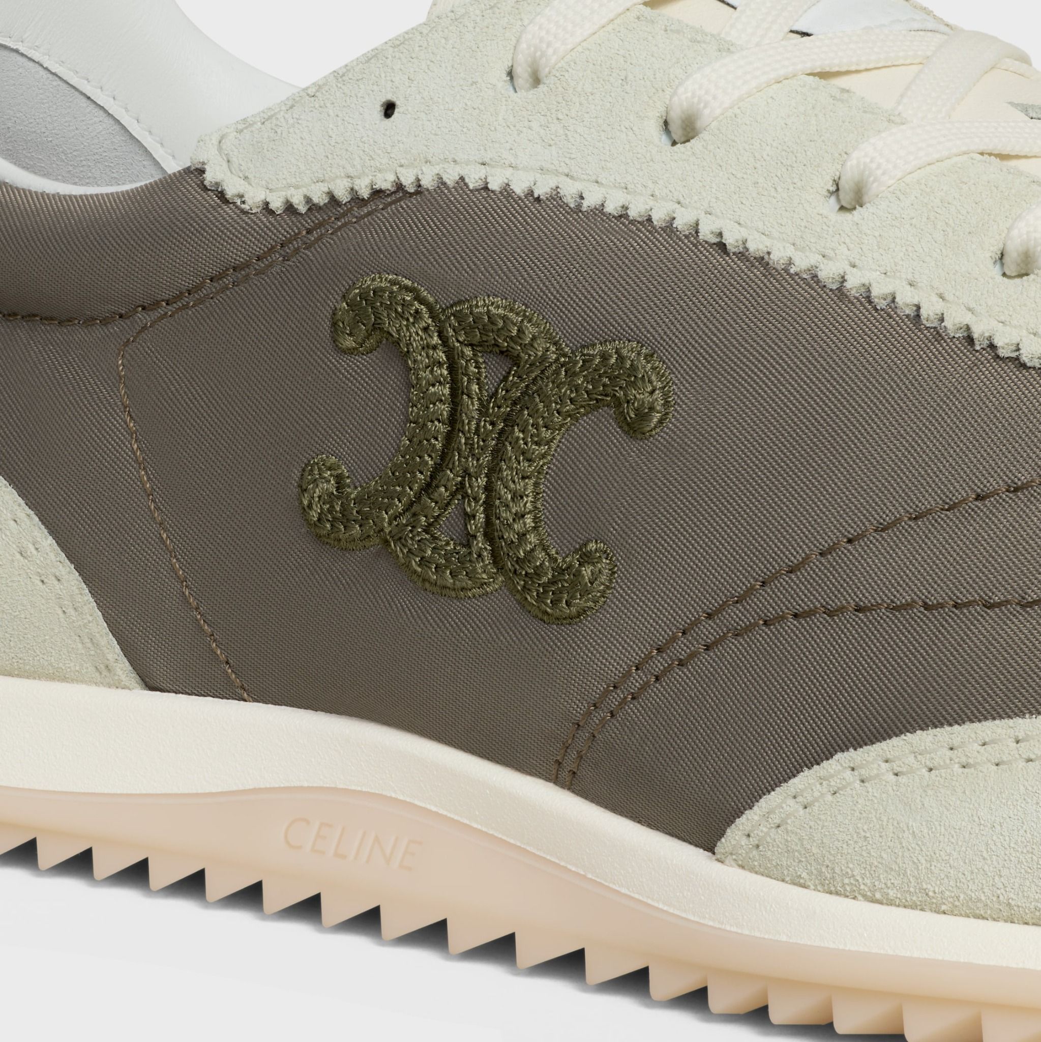  Giày Nữ Celine Racer - Low Top Sneaker 'Khaki' 